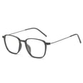 thumbnail image 5 of Montura de gafas cuadradas para hombre, gafas retro anti-luz azul, personalidad simple, espejo plano que cambia de color para mujer, 5 of 5