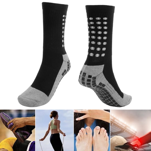 YOUTHINK Sports Socks, Thread Design Rubber Grip Socks For Men For Sports