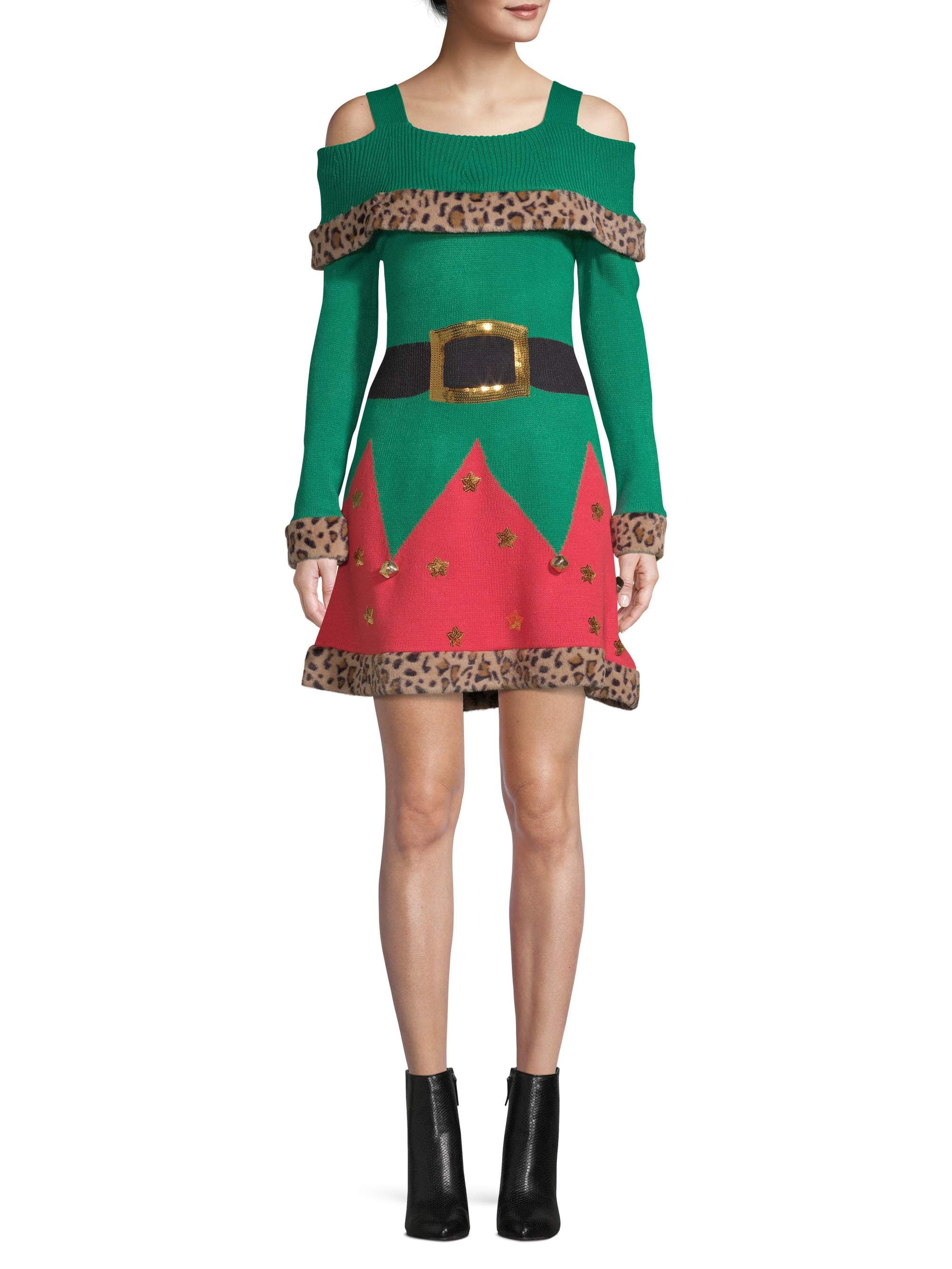 Buy > ugly christmas sweater dress womens > in stock
