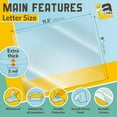thumbnail image 2 of Thermal Laminating Pouches, 9 x 11.5 Inches, 5 Mil Thick, 20 Pack, Suited for Letter Size Laminating Sheets 8.5 x 11, 2 of 8