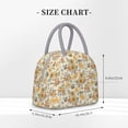 thumbnail image 2 of Fotbe Hippie Bee Honeycomb Bolsa de Almuerzo con Estampado, Lonchera Aislada, Contenedor de Comida Reutilizable Tipo Cooler a Prueba de Fugas, 2 of 6