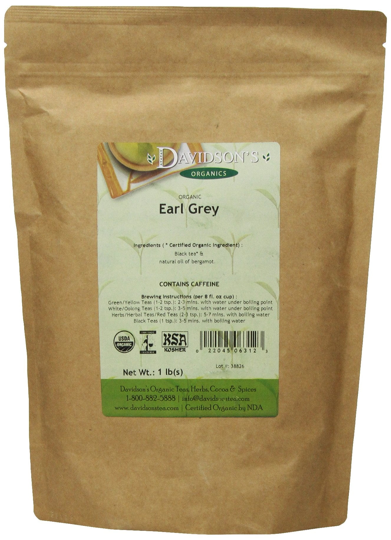 Davidson Organic Tea 6338 Bulk Herbal Te De Hibiscus Tea