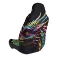 thumbnail image 2 of Disketp Dragon with Colorful Tail Car Seat Covers Universal Front Seat Coves for Car Accessories ,Padded Car Covers for Automotive, SUV, Truck, and Van, 2 of 5