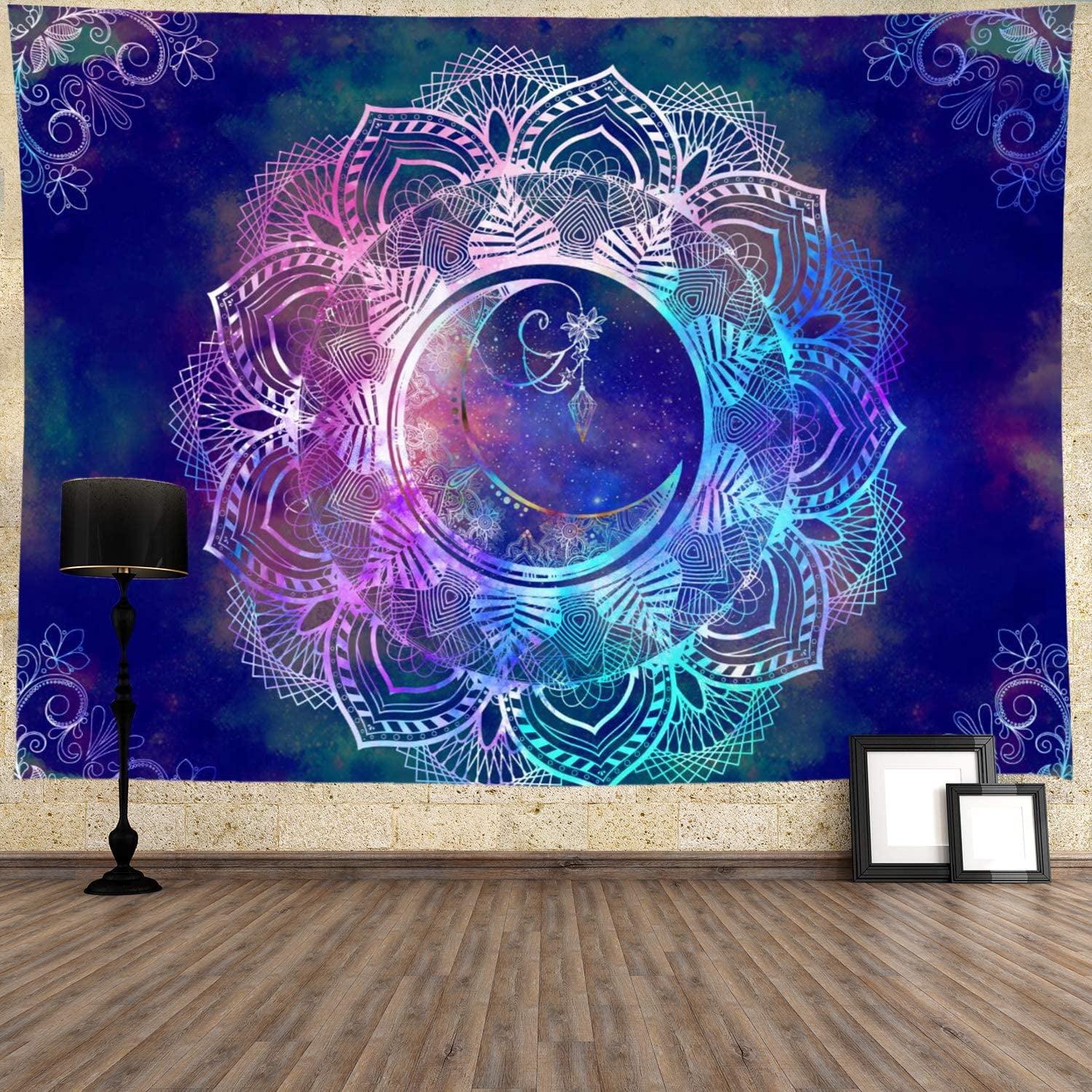 Wall tapestry blue sale