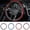 Red, variant on Carbon Fiber Steering Wheel Cover 3PCS Set – Anti-Slip, Scratch-Resistant, Universal Fit for 14–16 Inch Wheels – Interior Car Accessories for Cars, SUVs, Trucks (Black)