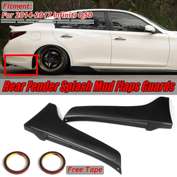 Q50 on sale mud guards