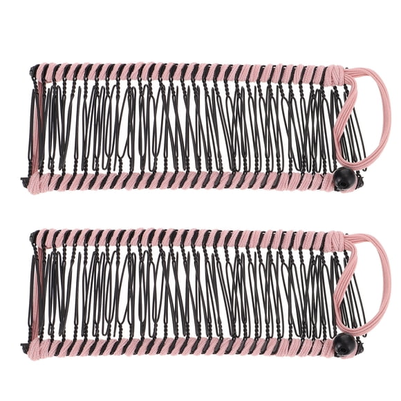 Moluckfu 2Ud Accesorio Para Peinar Banana Clip Rosa Ideal Para Y