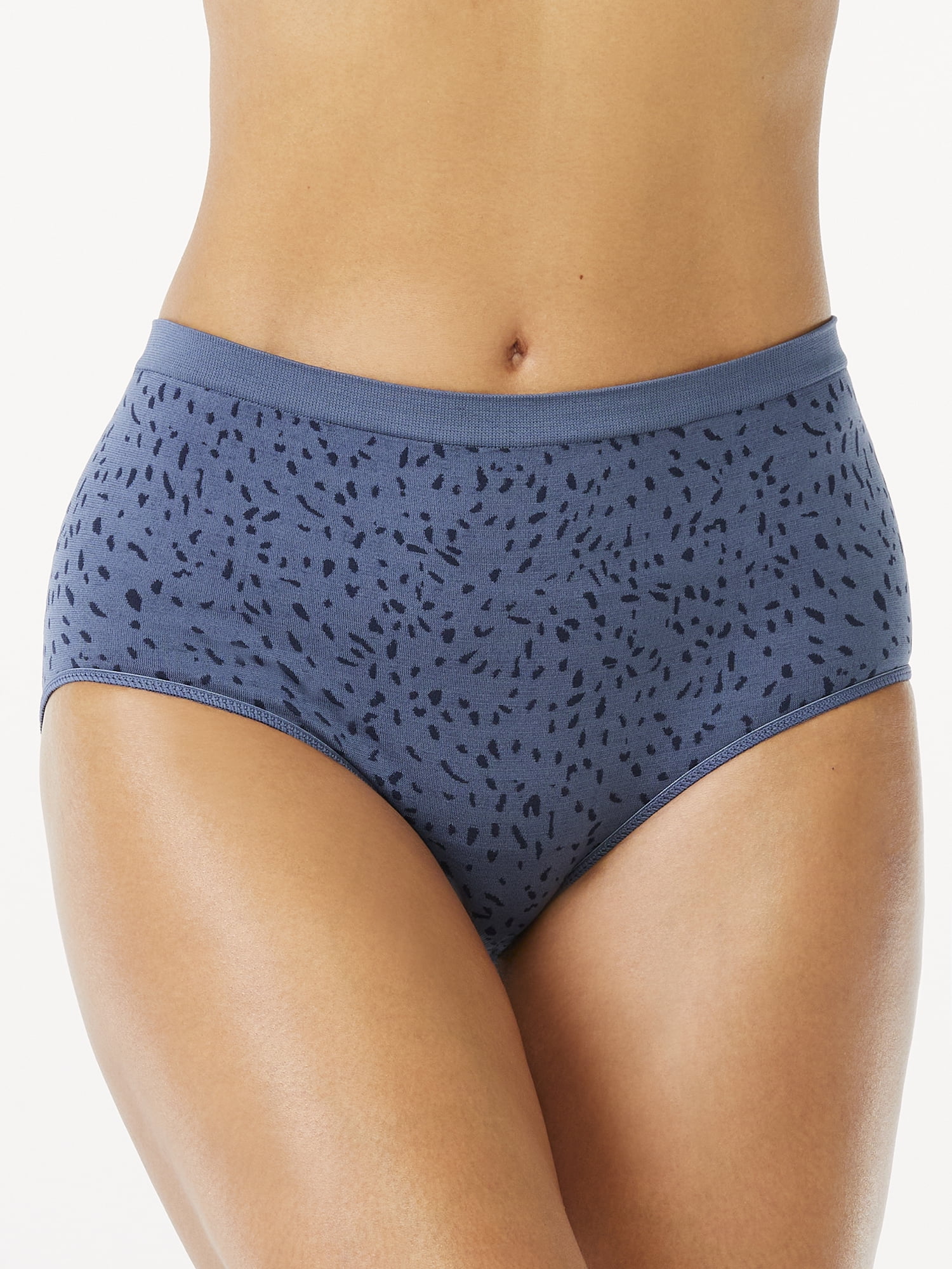 Joyspun ~ 3-Pair Womens Brief Underwear Panties Nylon Seamless Freecut ~  2XL