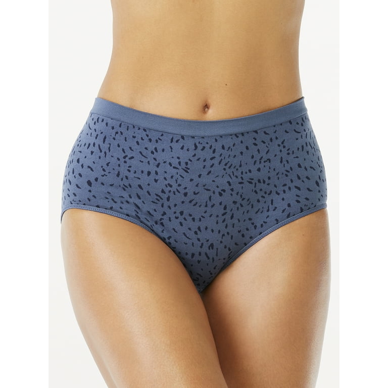 Joyspun Women's Seamless Thong Panties, 6-Pack, Sizes XS to 3XL