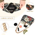 thumbnail image 2 of FORMRS Womens Shoulder Bag with Chain Strap Clutch Purse Cute Tote Handbag, White Christmas Leaves, 2 of 7