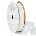thumbnail image 2 of Offray Ribbon, White 5/8 inch Sheer Ribbon, 9 feet, Garbo, 2 of 7