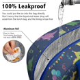 thumbnail image 5 of Womens DarkBlue Cartoon Dinosaurs PartyElements Pattern Lunch Box for Work,Insulated Lunch Bag for Women,Loncheras Para Mujer,Leakproof Adult Lunch Bag for Work,Beach,Travel,Picnic,Camping, 5 of 7