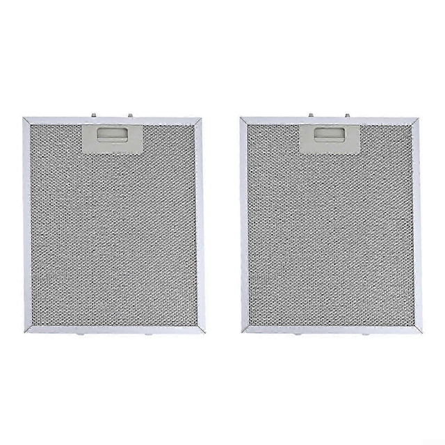 2 X Filter, 2 X Aluminum Mesh Grease Filter, Range Hood Filter, Replacement, 300 X 250 Mm Z