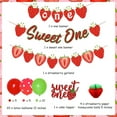 thumbnail image 3 of Strawberry Sweet One Birthday Cake Toppers, by Fangleland (20 Count), 3 of 7