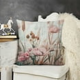 thumbnail image 2 of SHANXI  Spring Pillow Cover  Floral Bloom Decorations Seasonal Farmhouse Summer Pillow Case Decor for Sofa Couch  12x12in, 2 of 5