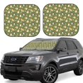 thumbnail image 1 of Fotbe Shiba Inu Dog And Flower Juego de 2 Piezas de Parasoles para Parabrisas | Bloqueador Solar para Auto | Accesorios Plegables para Protección Solar Interior-Medium, 1 of 6