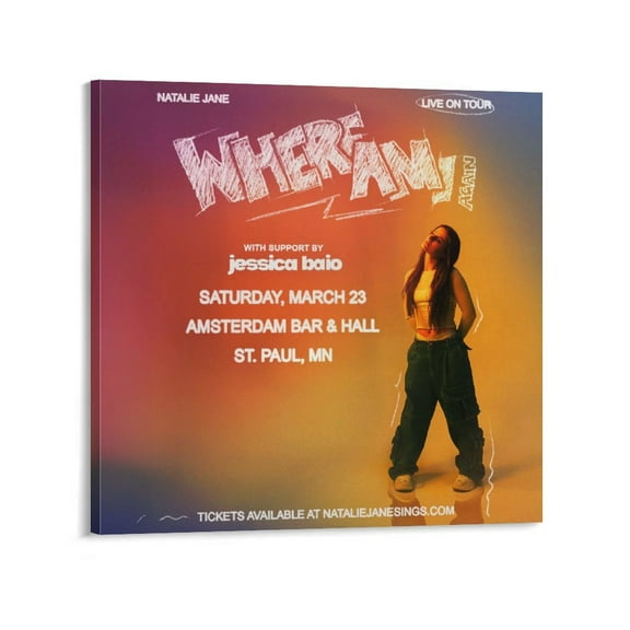 Natalie Jane Poster (17) Artworks Canvas Poster Room Aesthetic Wall Art Prints Home Modern Decor Gifts 16x16inch(40x40cm)