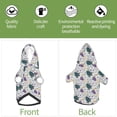 thumbnail image 3 of Uemuo Turtle for Winter Dog Hoodie Sweatshirts with Pockets Warm Dog Clothes for Small Dogs Chihuahua-Large, 3 of 8