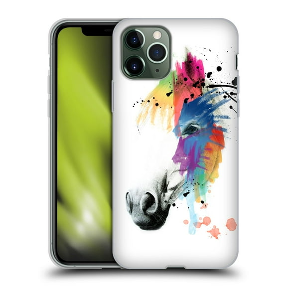 Head Case Designs Officially Licensed Mark Ashkenazi Animals Horse Portrait Soft Gel Case Compatible with Apple iPhone 11 Pro