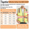 thumbnail image 5 of Toptie High Visibility Mesh 3.5" Reflective Surveyor Safety Vest Heavy Duty Mesh With Reflective Trim, Meets ANSI/ISEA Standards-Yellow-2XL, 5 of 7