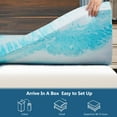 thumbnail image 3 of Beddle Mattress Topper,3 Inch King Size Gel Memory Foam Bed Topper,Pressure Relief for Back Pain, 3 of 7