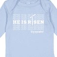 thumbnail image 4 of Inktastic He is Risen Mirror Words Boys or Girls Long Sleeve Baby Bodysuit, 4 of 5