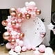thumbnail image 4 of Kit de globos RUBFAC de látex dorado rosa, 129 unidades, para decoración de fiestas, 4 of 7
