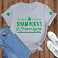 thumbnail image 4 of Outfmvch St Patricks Day Shirt Women St Patricks Day Shirt Womens Tops Wost. Day Funny and Shenanigans Casual T Shirt Casual T Shirt Letters Printed Crew Neck Shirt Wopullover T Shirt Gray Xxl, 4 of 7