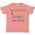 thumbnail image 3 of Inktastic Michigan Grandma Loves Me Boys or Girls Toddler T-Shirt, 3 of 5