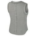 thumbnail image 3 of Women's Colosseum Heather Gray Penn State Nittany Lions Beach You Ribbed Tri-Blend Tank Top, 3 of 3