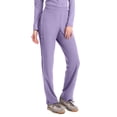 thumbnail image 5 of Med Couture Scrub Pants for Women Straight Leg Pull-On Pant with 4 Pockets Moisture Wicking & 360 Stretch - MC103, M, Digital Lavender, 5 of 8