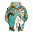 thumbnail image 3 of Phineas And Ferb Unisex Sweatshirts Loose Pullover Sweater Hooded Hoodie 3D Printing Jacket Winter Fall Clothes 4XL, 3 of 7
