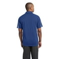 thumbnail image 2 of Sport-Tek ®  Posicharge ®  Micro-Mesh Colorblock Polo. St685 Xl True Royal/ White, 2 of 4