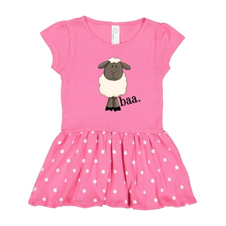 

Inktastic Baa. Cute Sheep Design Gift Toddler Girl Dress