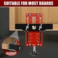 thumbnail image 6 of Cabinet Door Mounting Jig Adjustable Cabinet Door Installation Locator Aluminum Alloy Hinge Installation Jig Tool Portable Woodworking Cabinet Mounting Positioner for Cabinet Door, 6 of 9
