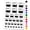 Black, variant on Hollywood Los Angeles California Travel Water Resistant Temporary Tattoo Set Fake Body Art Collection - Hot Pink