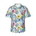 thumbnail image 2 of Picia Cactus1 Gentle Cotton Regular Fit Short Sleeve Casual Hawaiian Shirt for Men-XX-Large, 2 of 9