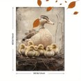 thumbnail image 3 of Qisvanset 12x16 Inch Mother Duckling Canvas Wall Art, Rustic Spring Farm Animal Easter Nature Home Decor, 3 of 8
