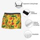 thumbnail image 3 of Balery Colorful Vegetables Calzoncillos bóxer para hombre, ropa interior de algodón suave y transpirable con cinturilla de nailon-Small, 3 of 5