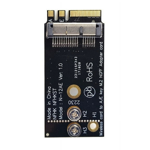 CY BCM94360CS2 BCM943224PCIEBT2 Wireless Card to NGFF M.2 Key A/E Adapter for Macbook OS