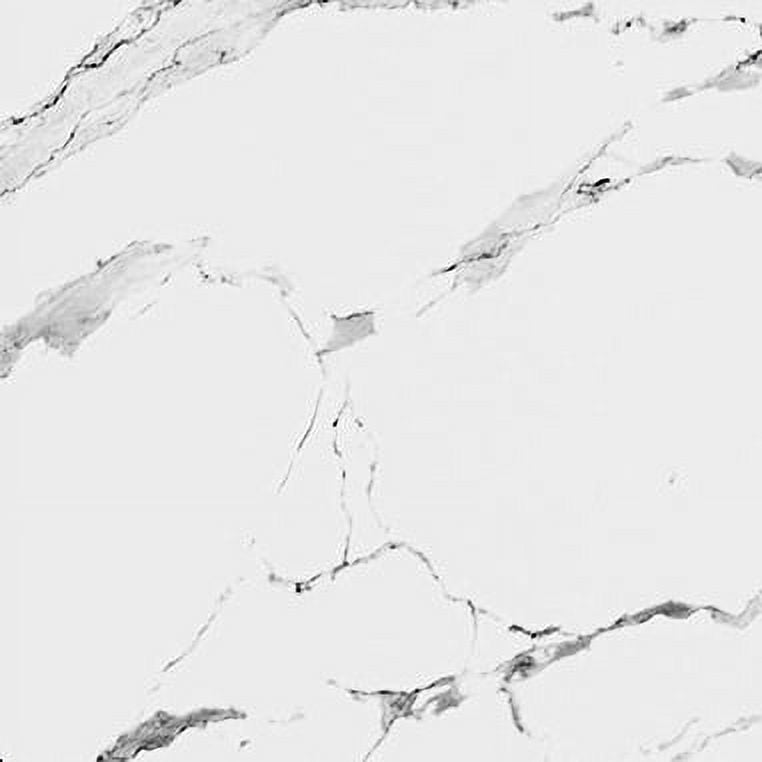 Lavish Home Nesting Tables - Set of 3 Round Side Tables for Living Room, Bedroom, or Home Office, Faux Marble End Table Set, Modern Living Room Furniture, White