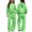 Mint Green, variant on Piuwrlz Kids 2-Piece Hoodies Outfits Sets,Girls Cotton Sweatshirt Pants Fashion Set Hot Pink Size 7-8 Years