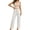 Khaki, variant on Aoiroe Women Pajamas Sets,Tank Top and Shorts Loungewear for Summer Sleeveless Sleepwear 2 Piece Soft Sleeveless Lounge Set Flowy Wide Leg Pants Set Blue L