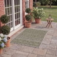 thumbnail image 3 of SAFAVIEH Courtyard Altan Geometric Indoor/Outdoor Area Rug, Grey/Olive Green, 5'3" x 7'7", 3 of 11
