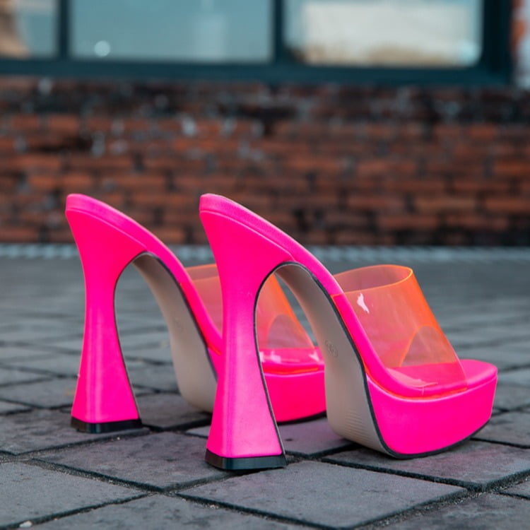 Fashion Summer Womens Platform Pumps Stilettos High Heels Ankle Shoes Sandals 