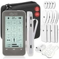 thumbnail image 1 of Massage Therapy Concepts Deluxe TENS Unit Muscle Stimulator & Accessories - Non-Invasive EMS Machine for Neck & Back Pain Relief, Sciatica - Electrotherapy with 12 Modes & 20, 1 of 9