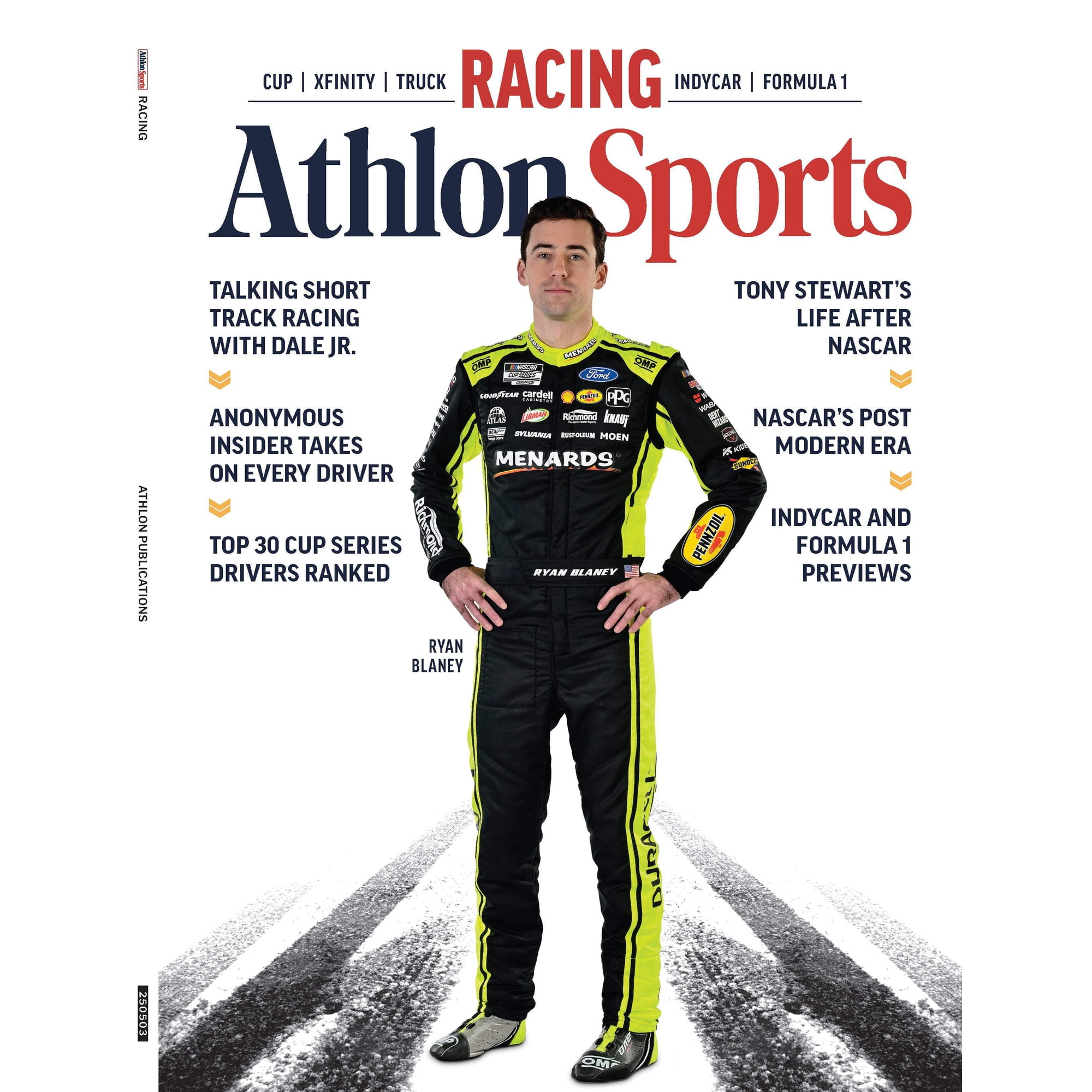 Athlon Sports - 2025 NASCAR Preview: Triumphant Return Of Beloved Motorsports Magazine! Exclusive Interviews, Top 30 Driver Profiles, In-Depth Racing Coverage, Formula 1 Previews More!