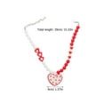 thumbnail image 2 of IFANLANDOR Dog Accessories Stylish Adjustable Cat Necklace Collar With Heart Charm 1Set, 2 of 8