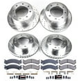 thumbnail image 3 of PowerStop Front and Rear Z23 Evolution Sport Carbon-Fiber Ceramic Brake Pad and Drilled & Slotted Rotor Kit Fits: CHEVROLET GMC Select Models K5338, 3 of 10