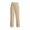 Z184 Beige, variant on Landzoo Little Girls Back To School Trousers Solid Color Elastic Waist With Drawstring Fall Casual Girls Active Pants Size 5-6 Years